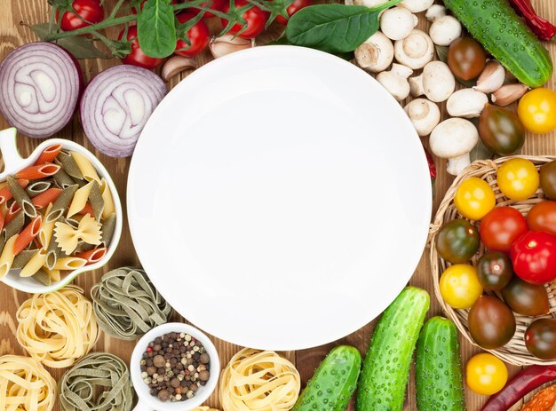 plăci cu ingrediente culese